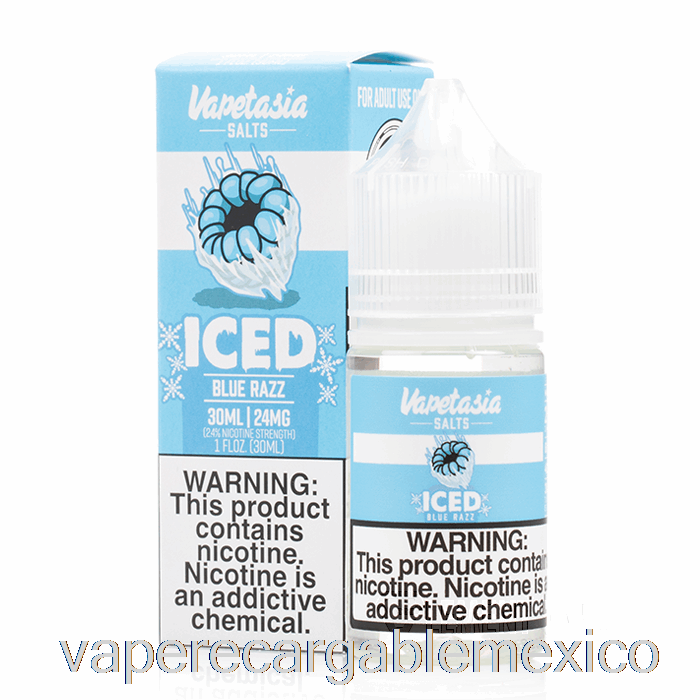 Vape Recargable Iced Blue Razz - Sales De Vapetasia - 30ml 48mg